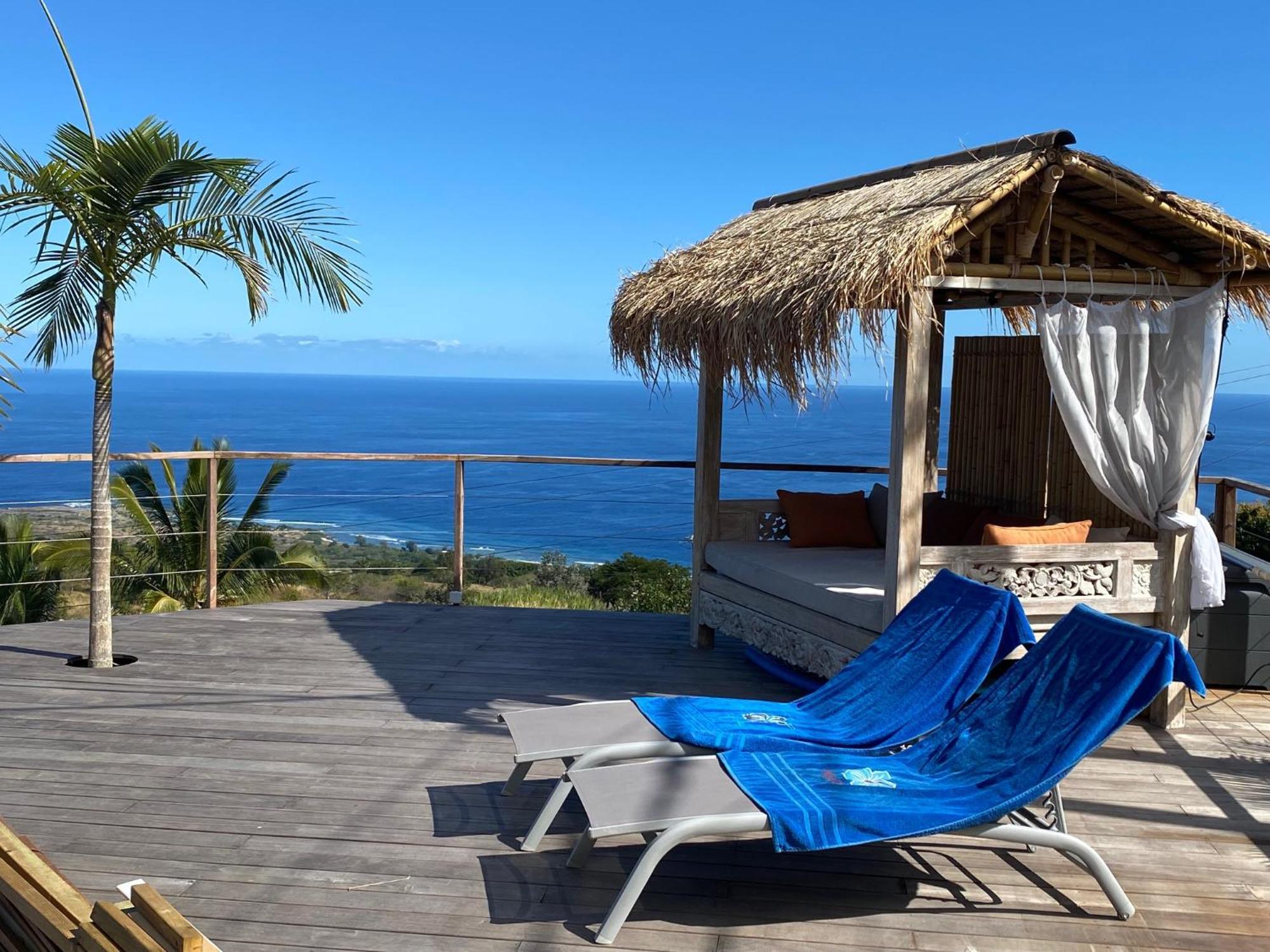 La Case Aux Oiseaux - Villa Vue Mer Exceptionnelle Saint-Leu Buitenkant foto